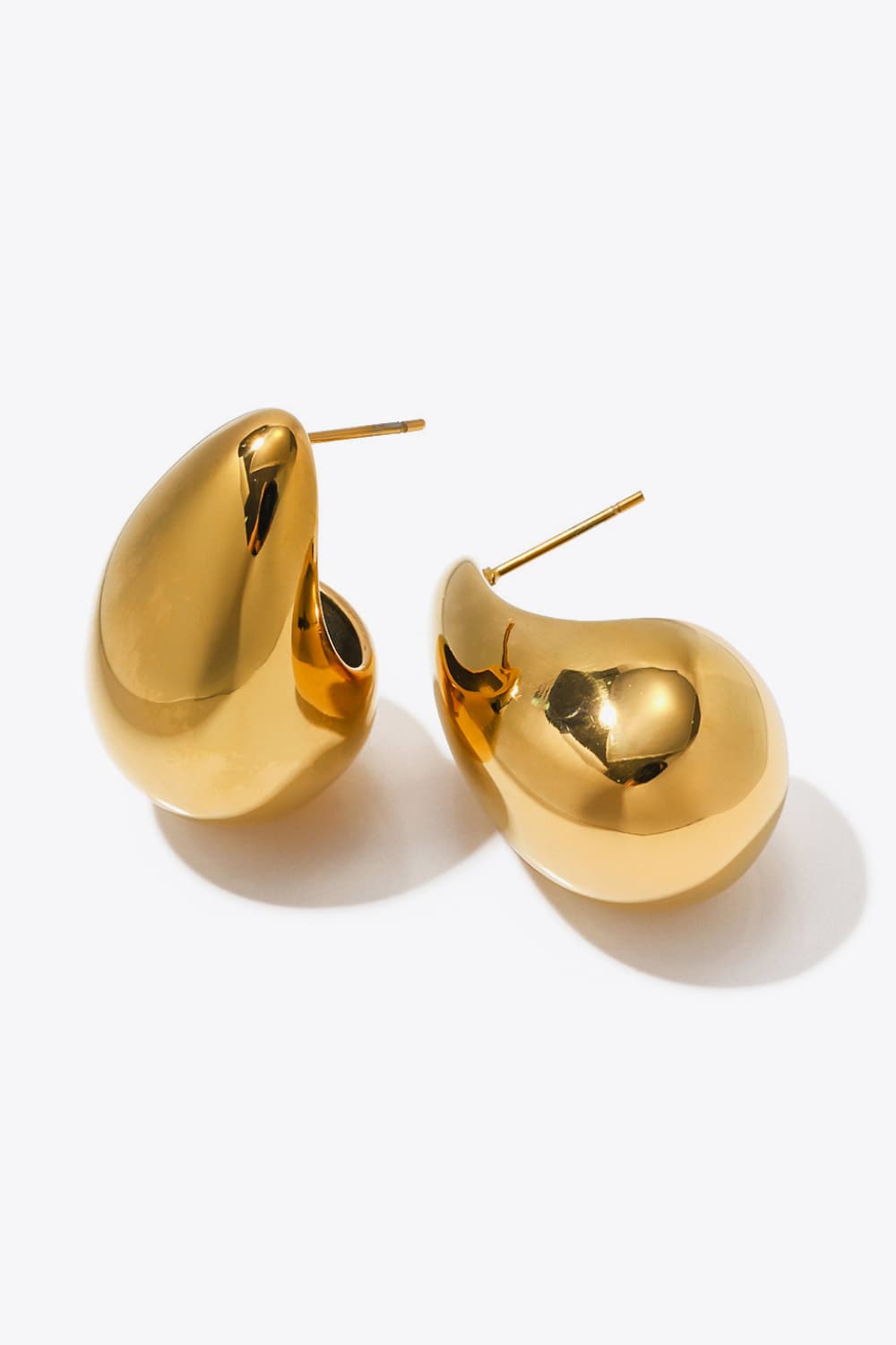 Teardrop Gold Earrings