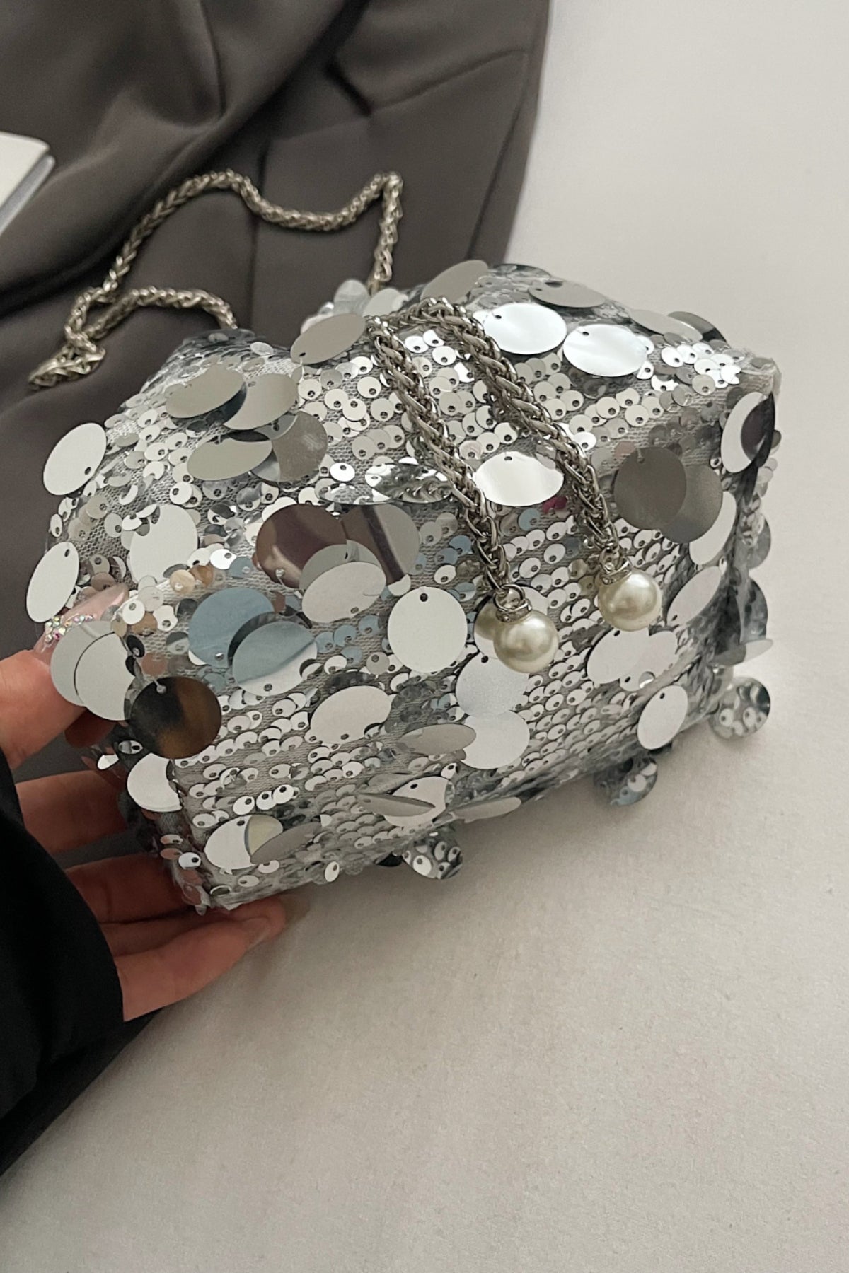 Sparkle Shine Sequin Crossbody Bag