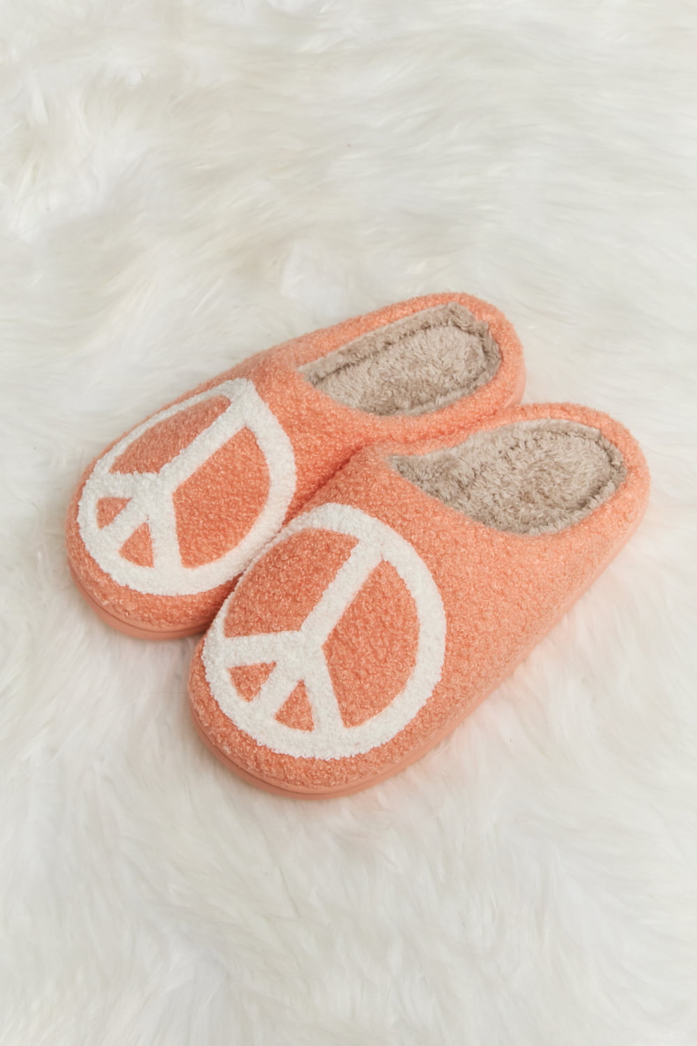 Strawberry Plush Slide Slippers