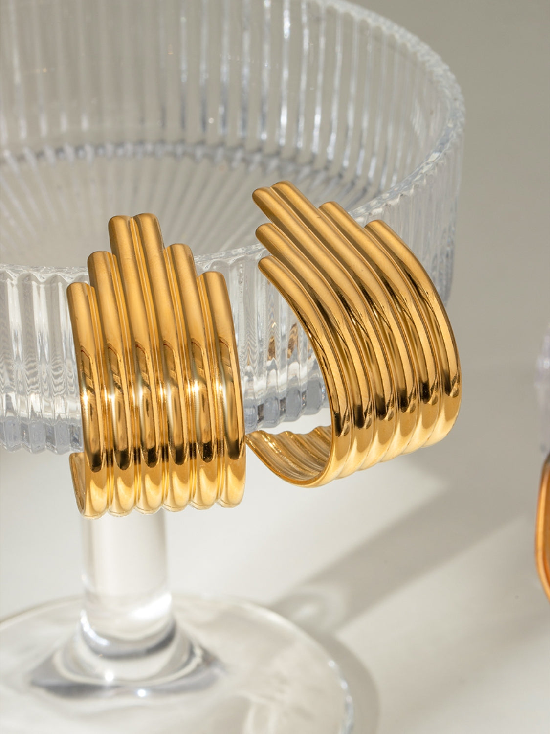 Luxe Gold Cuff Earrings