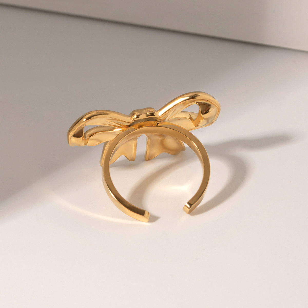 Gold Bow Ring