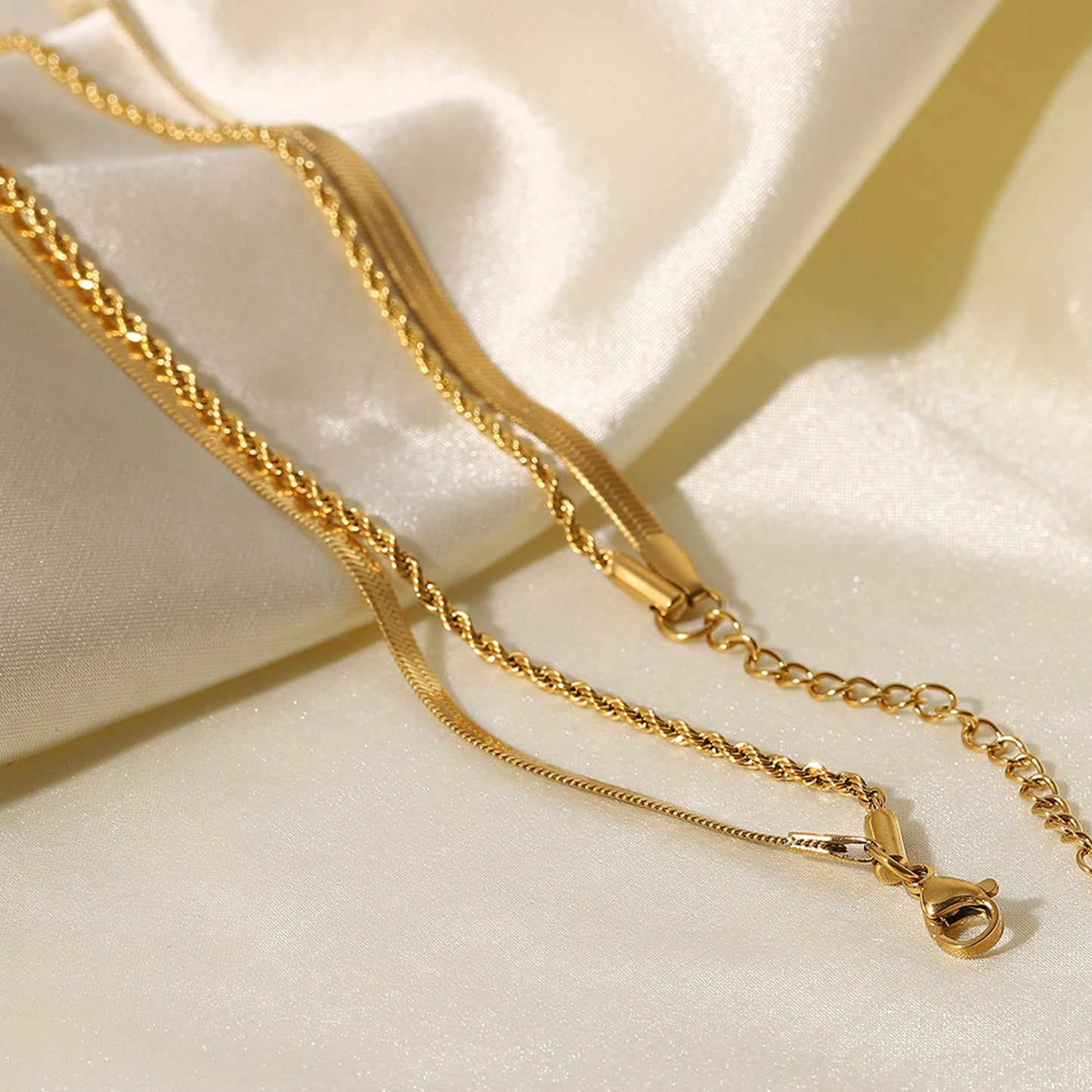 Everyday Double-Layered Gold Necklace