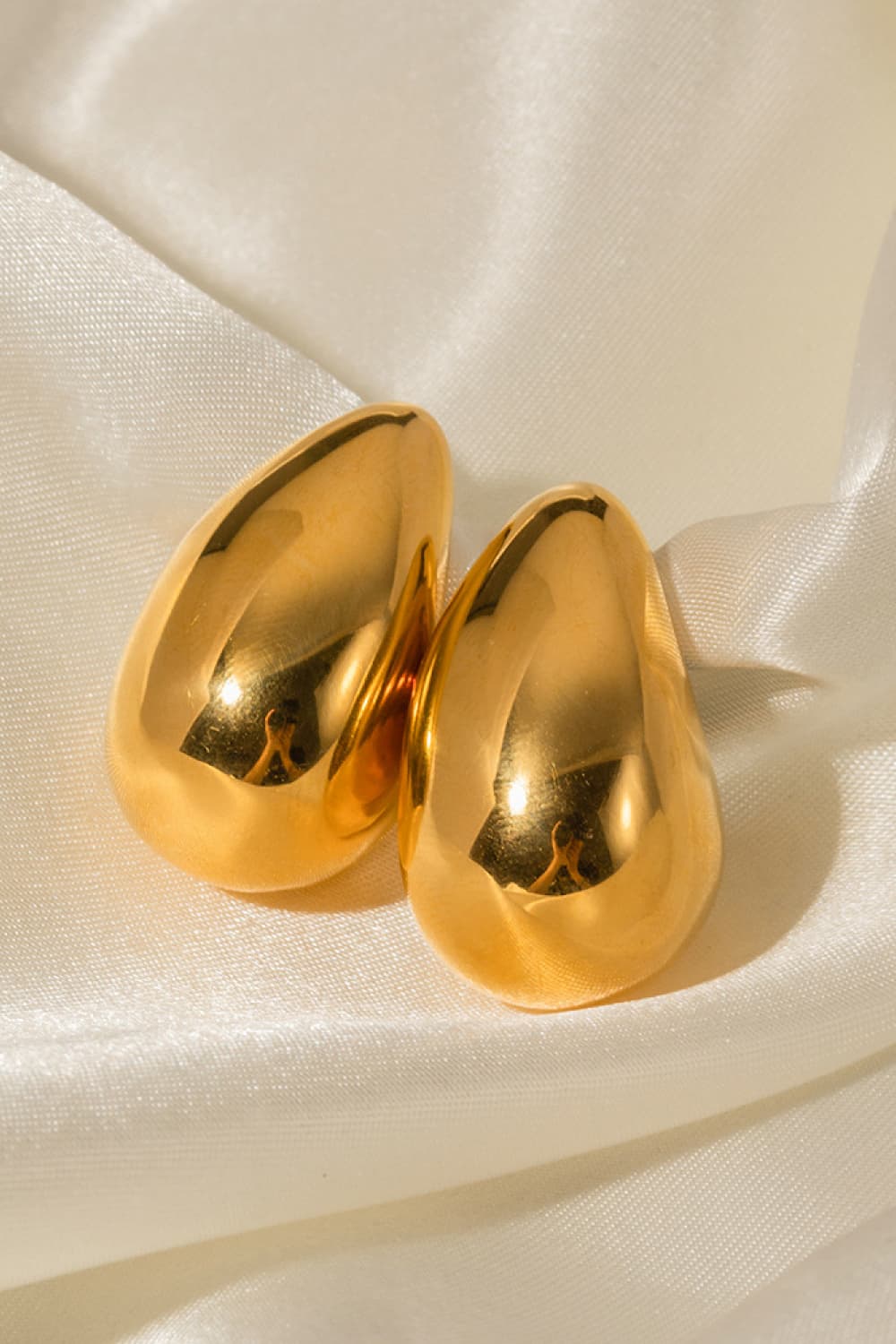 Teardrop Gold Earrings