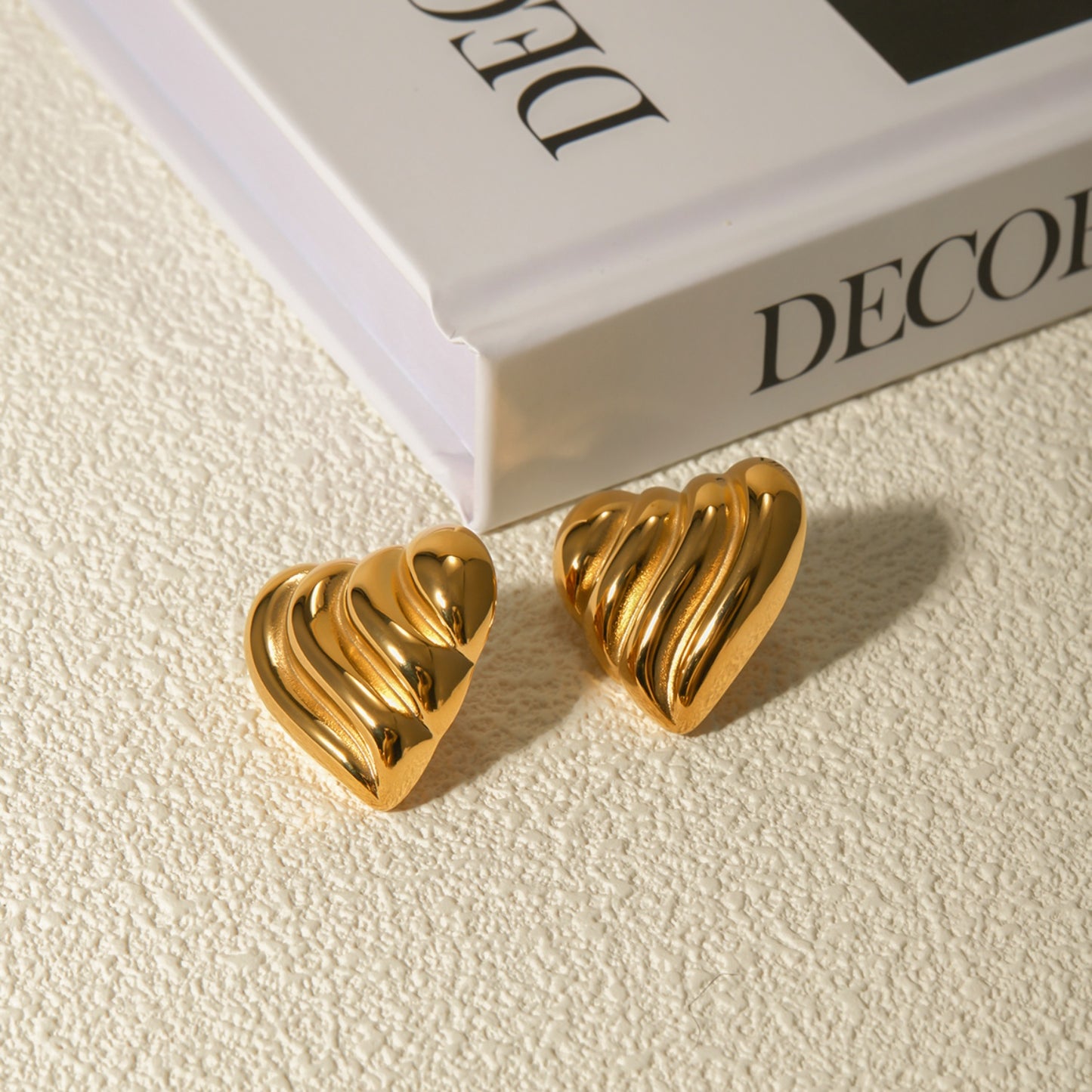 Heart Shape Stud Earrings