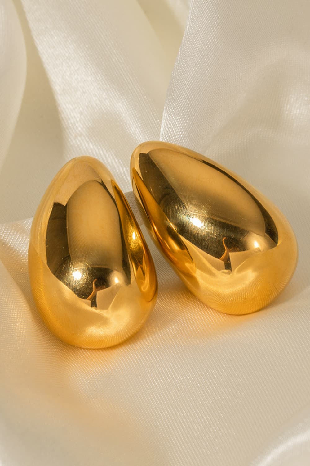 Teardrop Gold Earrings