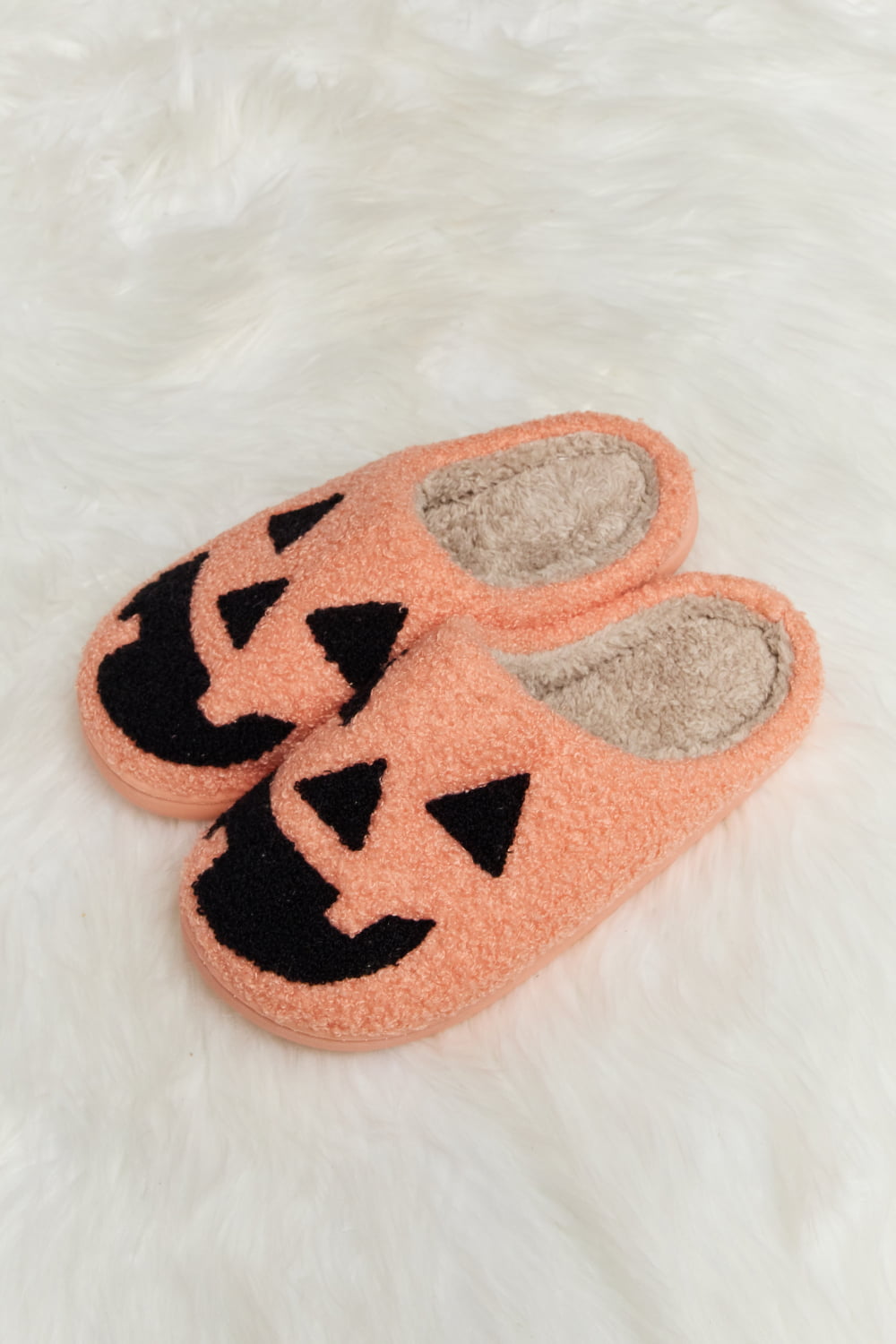 Strawberry Plush Slide Slippers