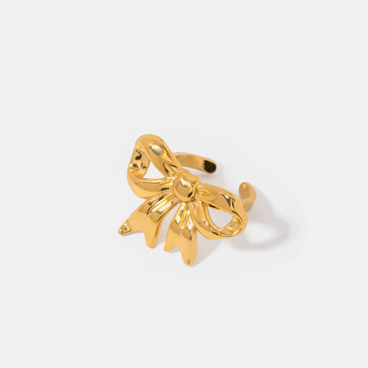 Gold Bow Ring