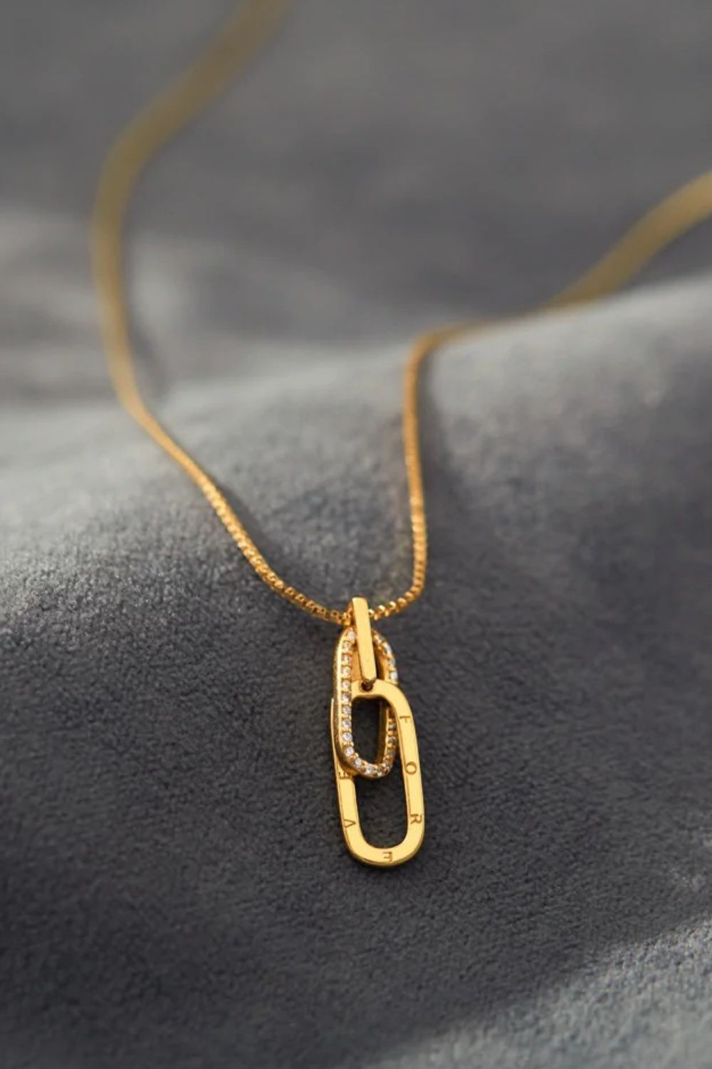 Sterling Silver Inland Zircon Necklace