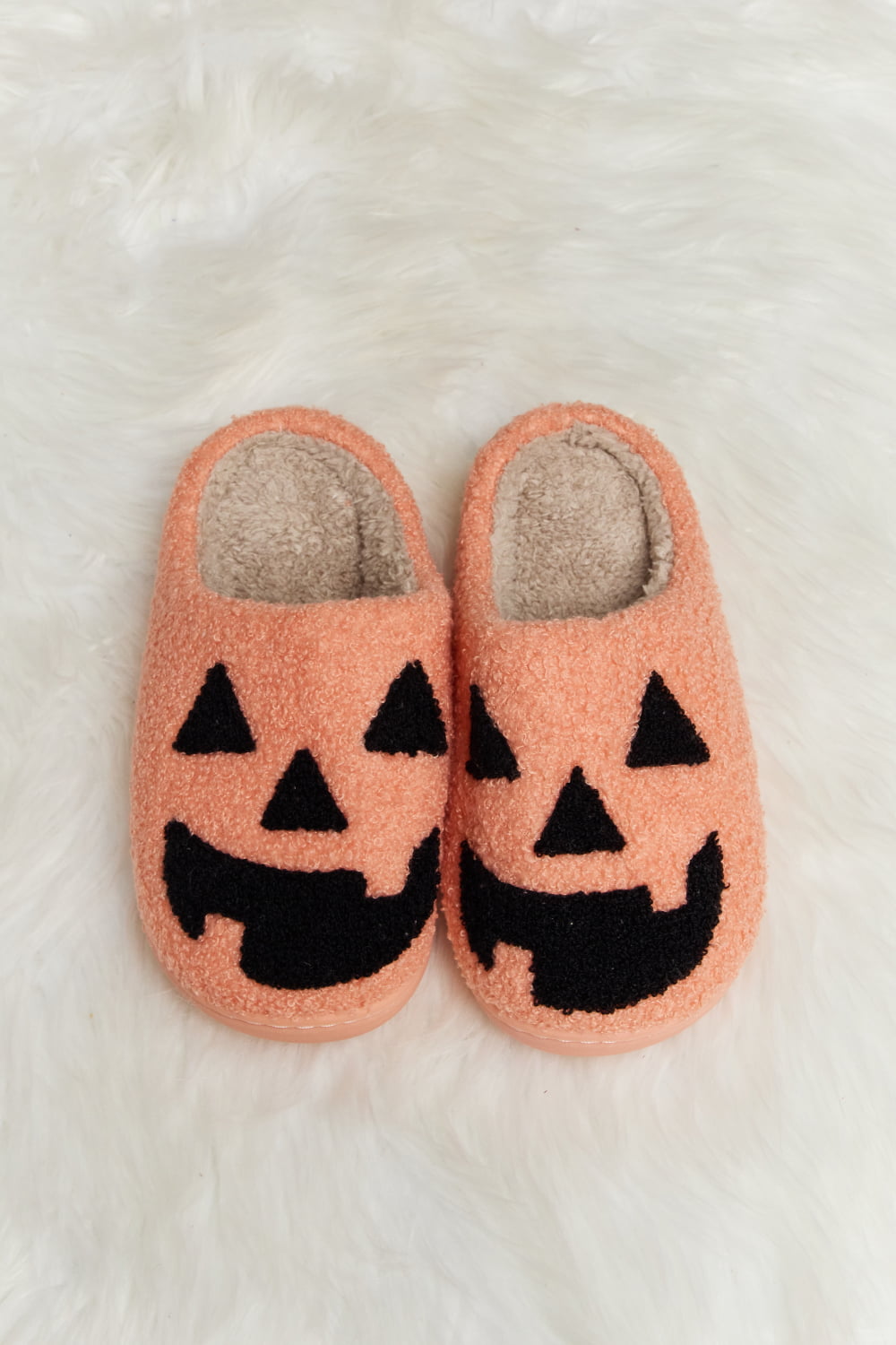 Strawberry Plush Slide Slippers