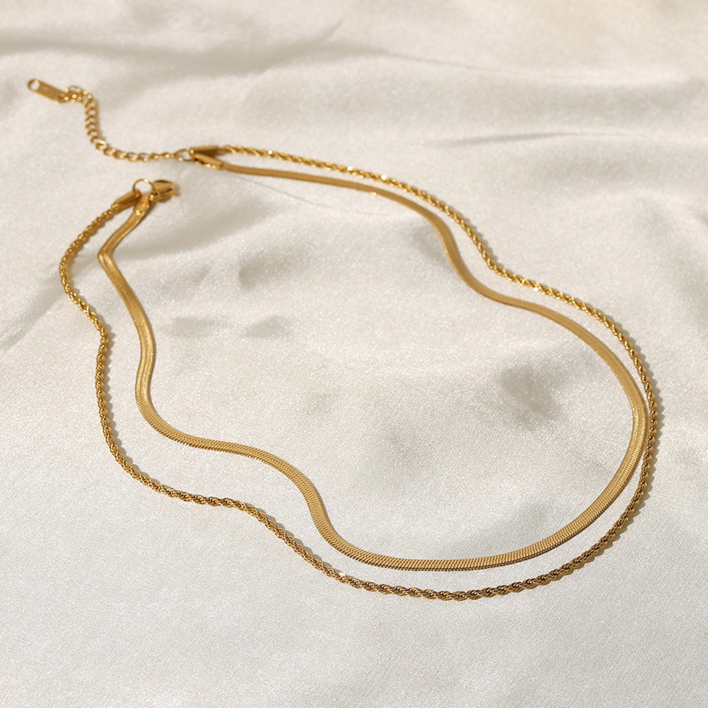 Everyday Double-Layered Gold Necklace