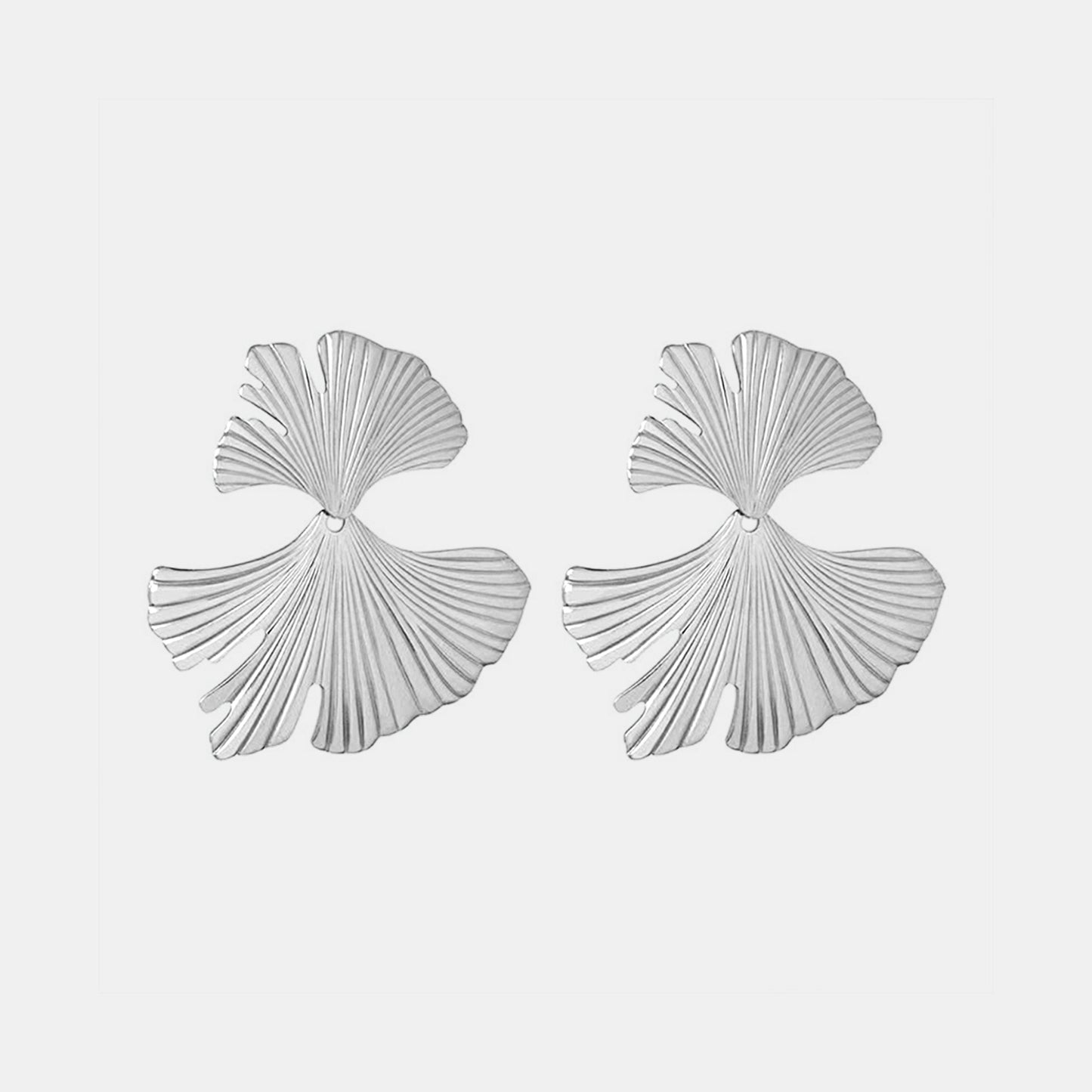 Ginkgo Biloba Stud Earrings